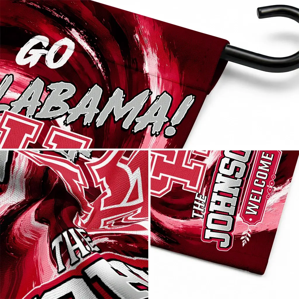 Houston Cougars Garden Flag Customized Swirl Vortex Red Latest Model Houston Cougars Garden Flag Customized Swirl Vortex Red Latest Model