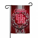 Houston Cougars Garden Flag Personalized Laurel Wreath Red Best Selling