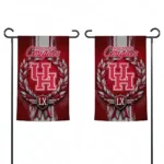 Houston Cougars Garden Flag Personalized Laurel Wreath Red Best Selling