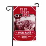 Houston Cougars Garden Flag - Personalized Photo Frame Red