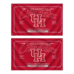 Houston Cougars House Flag Custom Ornate Border Red Best Selling