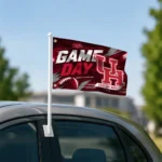 Houston Cougars House Flag Customized Action Streaks Red Best Selling