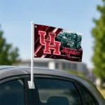 Houston Cougars House Flag Customized Diagonal Stripes Red Best Selling