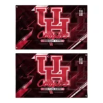 Houston Cougars House Flag Personalized Speed Slashes Red Best Selling