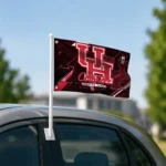 Houston Cougars House Flag Personalized Speed Slashes Red Best Selling