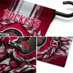 Houston Rockets Garden Flag Customized Laurel Wreath Red Best Selling