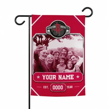 Houston Rockets Garden Flag Customized Photo Frame Red Best Selling