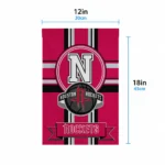 Houston Rockets Garden Flag Personalized Circle Medallion Red Best Selling