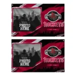 Houston Rockets House Flag Customized Framed Photo Red Black Best Selling