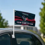 Houston Texans House Flag Personalized Brushed Streaks Blue Best Selling