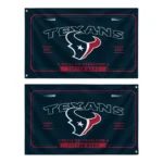 Houston Texans House Flag Personalized Ornate Border Blue Best Selling