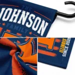 Illinois Fighting Illini Garden Flag Customized Distressed Stripes Blue Best Selling