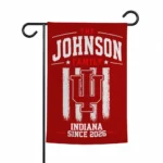 Indiana Hoosiers Garden Flag Custom Distressed Stripes Red Best Selling