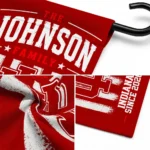 Indiana Hoosiers Garden Flag Custom Distressed Stripes Red Best Selling