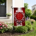 Indiana Hoosiers Garden Flag Custom Laurel Wreath Red Best Selling