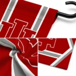 Indiana Hoosiers Garden Flag Customized Chevron Stripes Red Best Selling
