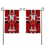 Indiana Hoosiers Garden Flag Customized Circle Medallion Red Best Selling