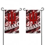 Indiana Hoosiers Garden Flag Personalized Glowing Star Red Best Selling