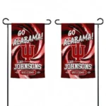 Indiana Hoosiers Garden Flag Personalized Swirl Vortex Red Best Selling