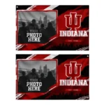 Indiana Hoosiers House Flag Custom Framed Photo Red Black Best Selling
