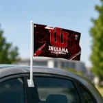 Indiana Hoosiers House Flag Custom Speed Slashes Red Best Selling
