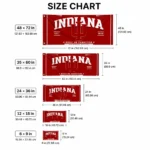 Indiana Hoosiers House Flag Customized Ornate Border Red Best Selling
