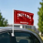Indiana Hoosiers House Flag Customized Ornate Border Red Best Selling
