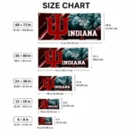 Indiana Hoosiers House Flag Personalized Diagonal Stripes Red Best Selling
