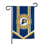 Indiana Pacers Garden Flag Custom Chevron Stripes Blue Best Selling