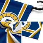 Indiana Pacers Garden Flag Custom Chevron Stripes Blue Best Selling
