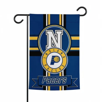 Indiana Pacers Garden Flag Custom Circle Medallion Blue Best Selling