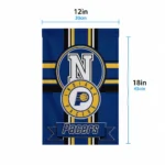Indiana Pacers Garden Flag Custom Circle Medallion Blue Best Selling