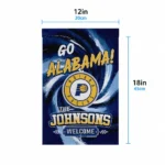 Indiana Pacers Garden Flag Customized Swirl Vortex Blue Best Selling