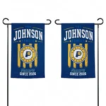 Indiana Pacers Garden Flag Personalized Distressed Stripes Blue Best Selling