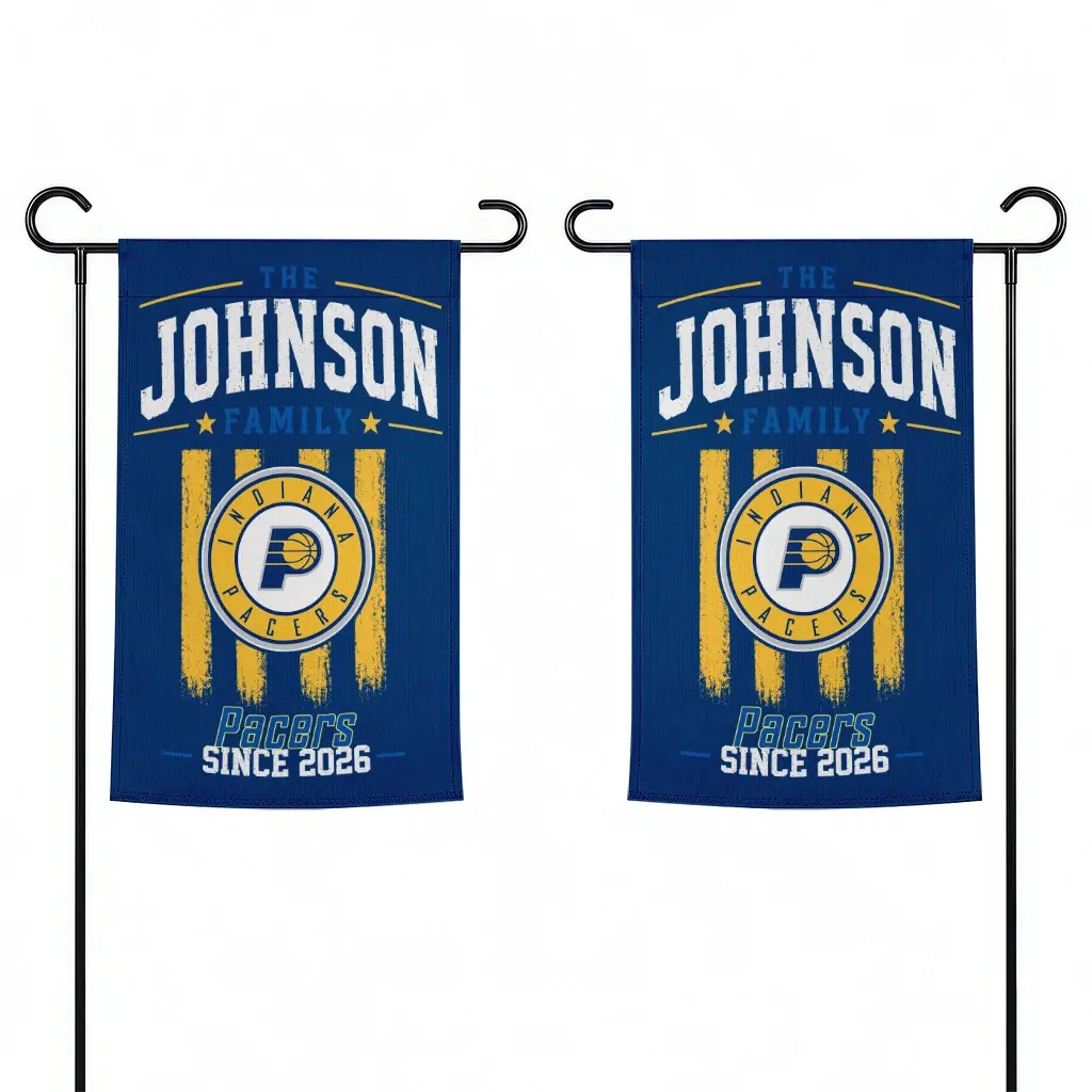 Indiana Pacers Garden Flag Personalized Distressed Stripes Blue Fashion Forward Indiana Pacers Garden Flag Personalized Distressed Stripes Blue Fashion Forward