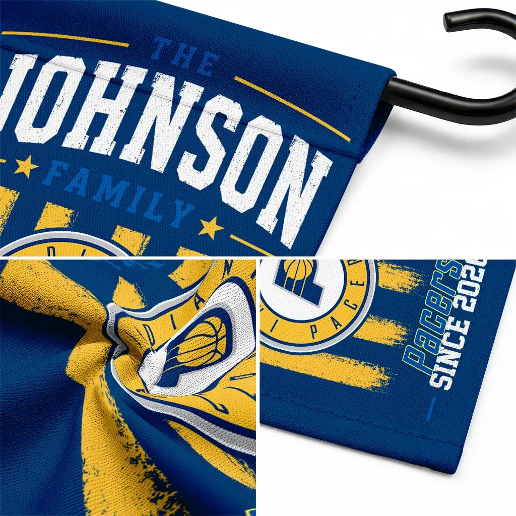 Indiana Pacers Garden Flag Personalized Distressed Stripes Blue Latest Model Indiana Pacers Garden Flag Personalized Distressed Stripes Blue Latest Model