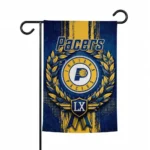 Indiana Pacers Garden Flag Personalized Laurel Wreath Blue Best Selling