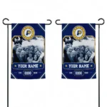 Indiana Pacers Garden Flag Personalized Photo Frame Blue Best Selling