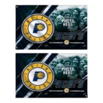Indiana Pacers House Flag Customized Diagonal Stripes Blue Best Selling