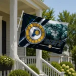 Indiana Pacers House Flag Customized Diagonal Stripes Blue Best Selling