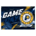 Indiana Pacers House Flag Customized Energy Brushstrokes Blue Best Selling