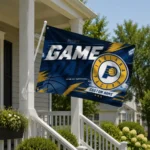 Indiana Pacers House Flag Customized Energy Brushstrokes Blue Best Selling