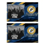 Indiana Pacers House Flag Personalized Framed Photo Blue Black Best Selling