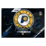 Indiana Pacers House Flag Personalized Speed Slashes Blue Best Selling