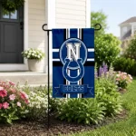Indianapolis Colts Garden Flag Custom Circle Medallion Blue Best Selling
