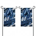 Indianapolis Colts Garden Flag Customized Glowing Star Blue Best Selling