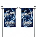 Indianapolis Colts Garden Flag Customized Swirl Vortex Blue Best Selling