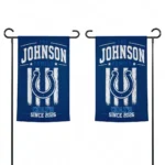 Indianapolis Colts Garden Flag Personalized Distressed Stripes Blue Best Selling