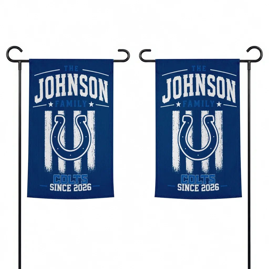 Indianapolis Colts Garden Flag Personalized Distressed Stripes Blue Fashion Forward Indianapolis Colts Garden Flag Personalized Distressed Stripes Blue Fashion Forward