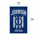 Indianapolis Colts Garden Flag Personalized Distressed Stripes Blue Best Selling